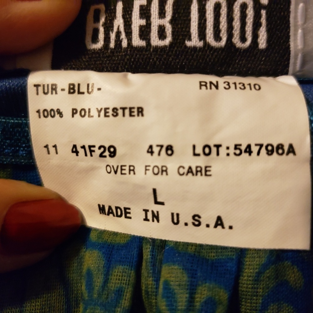 Blue Boho Print Tank Dress - Picture 6 of 6